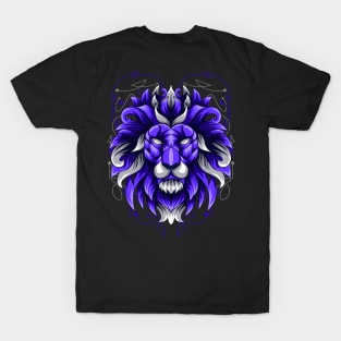 glitch lion head T-Shirt